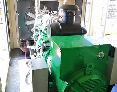 千亿中国有限公司官网250KW/400V陆用发电机应用于中石化燃气项目