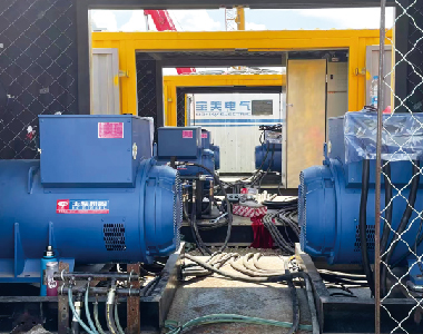 大庆油田燃气项目（5台千亿中国有限公司官网发电机500KW660V)