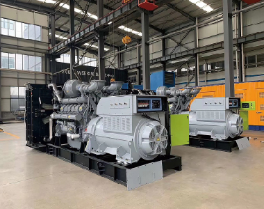 欧洲出口项目（帕金斯配千亿中国有限公司官网2台1250KW6300V高压发电机)