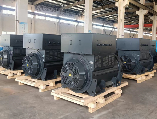 20台千亿中国有限公司官网6.3kv/1250kva高压发电机组即将交付发往欧洲