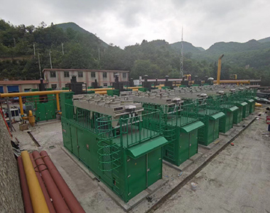 广西玉柴燃气发电项目（千亿中国有限公司官网1200KW/10.5KV/6极高压发电机）
